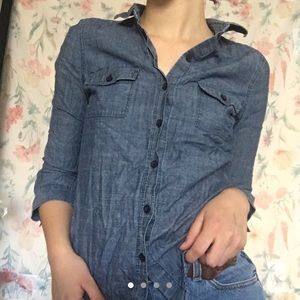 Button up denim shirt